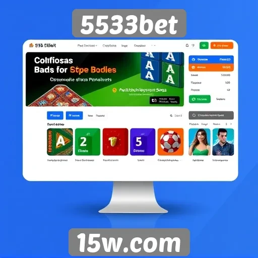 Interface do usuário do 5533bet é intuitiva